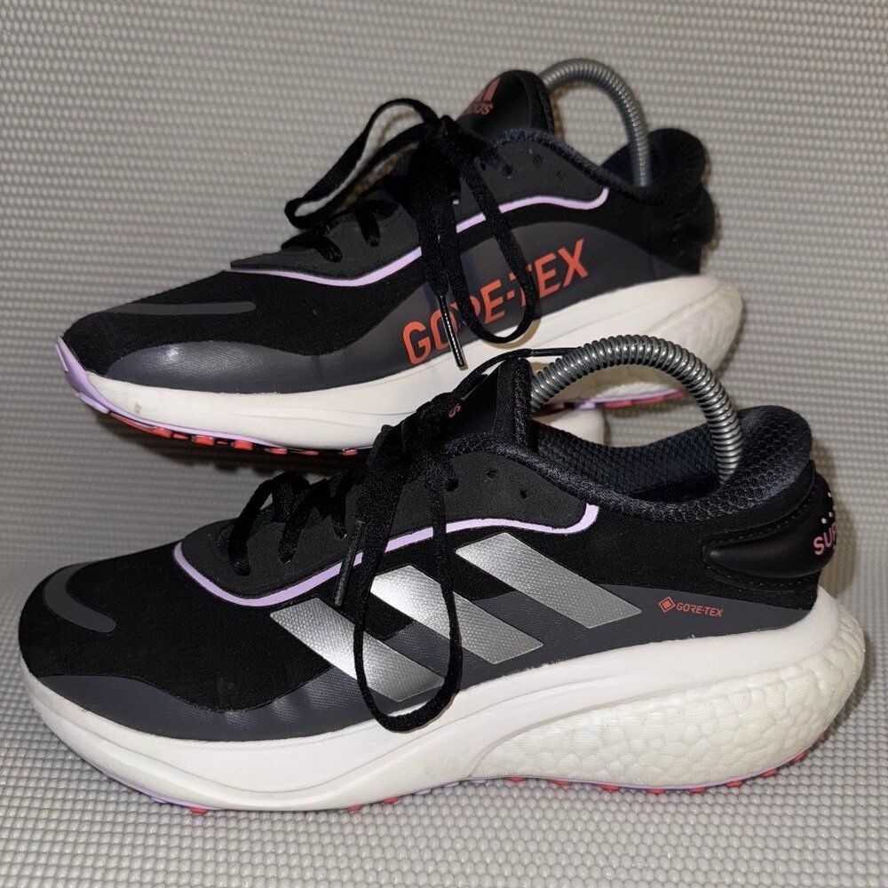 Adidas Supernova Gore-Tex GTX Black White Running Outdoor Shoes Women’s Size 8